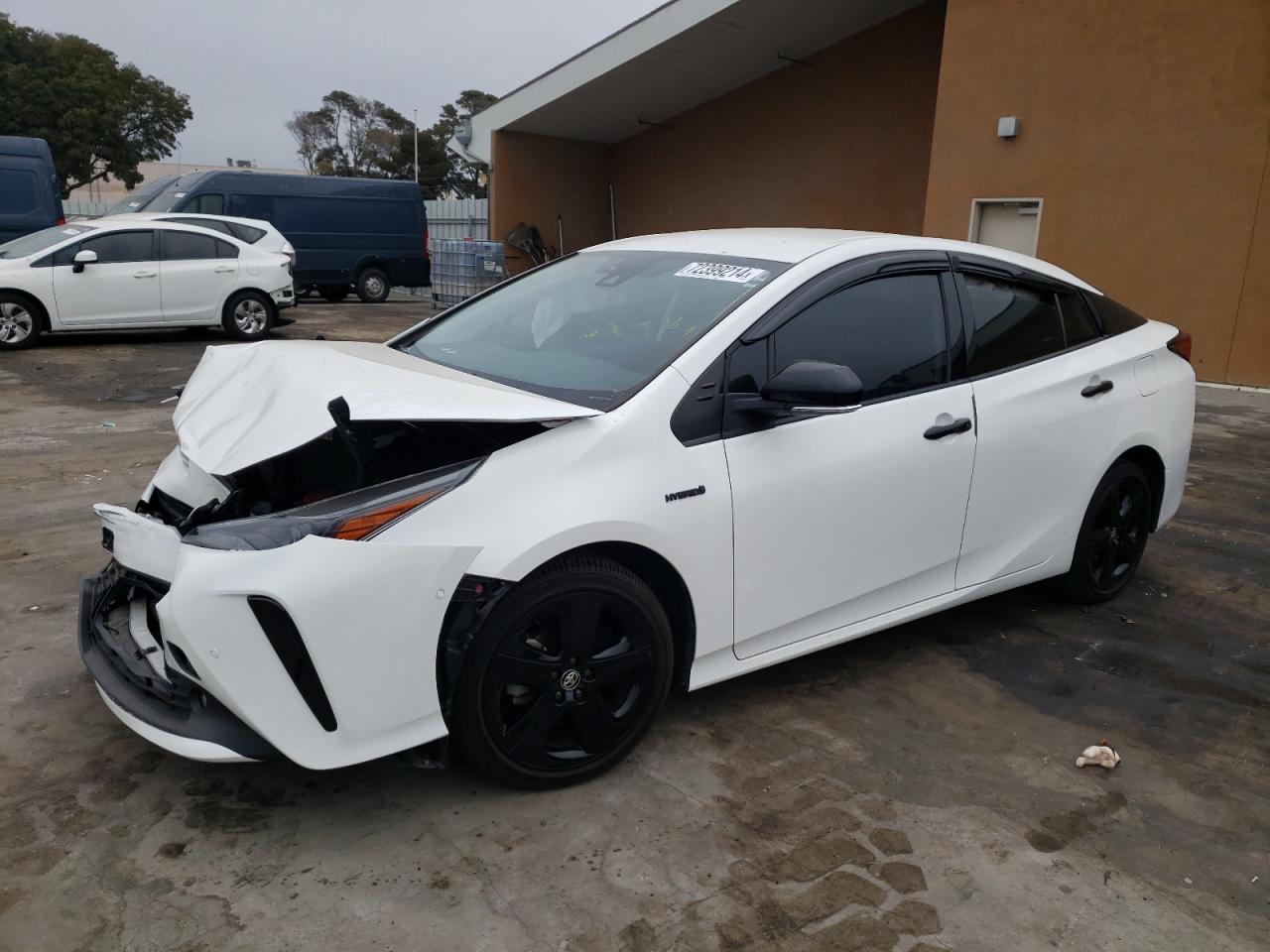 2022 Toyota Prius Night Shade VIN: JTDKAMFU2N3168705 Lot: 72399214