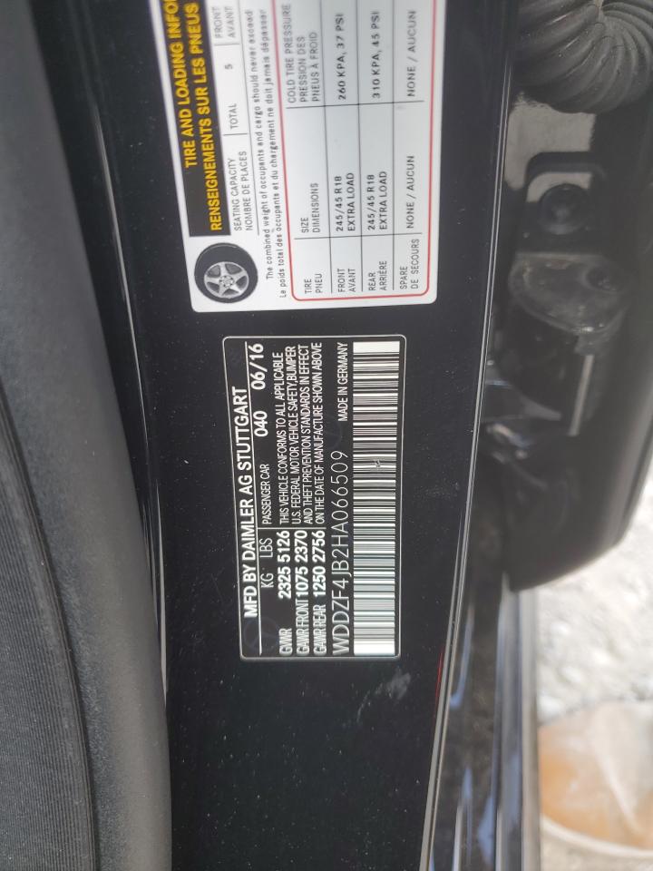 WDDZF4JB2HA066509 2017 MERCEDES-BENZ E CLASS - Image 14