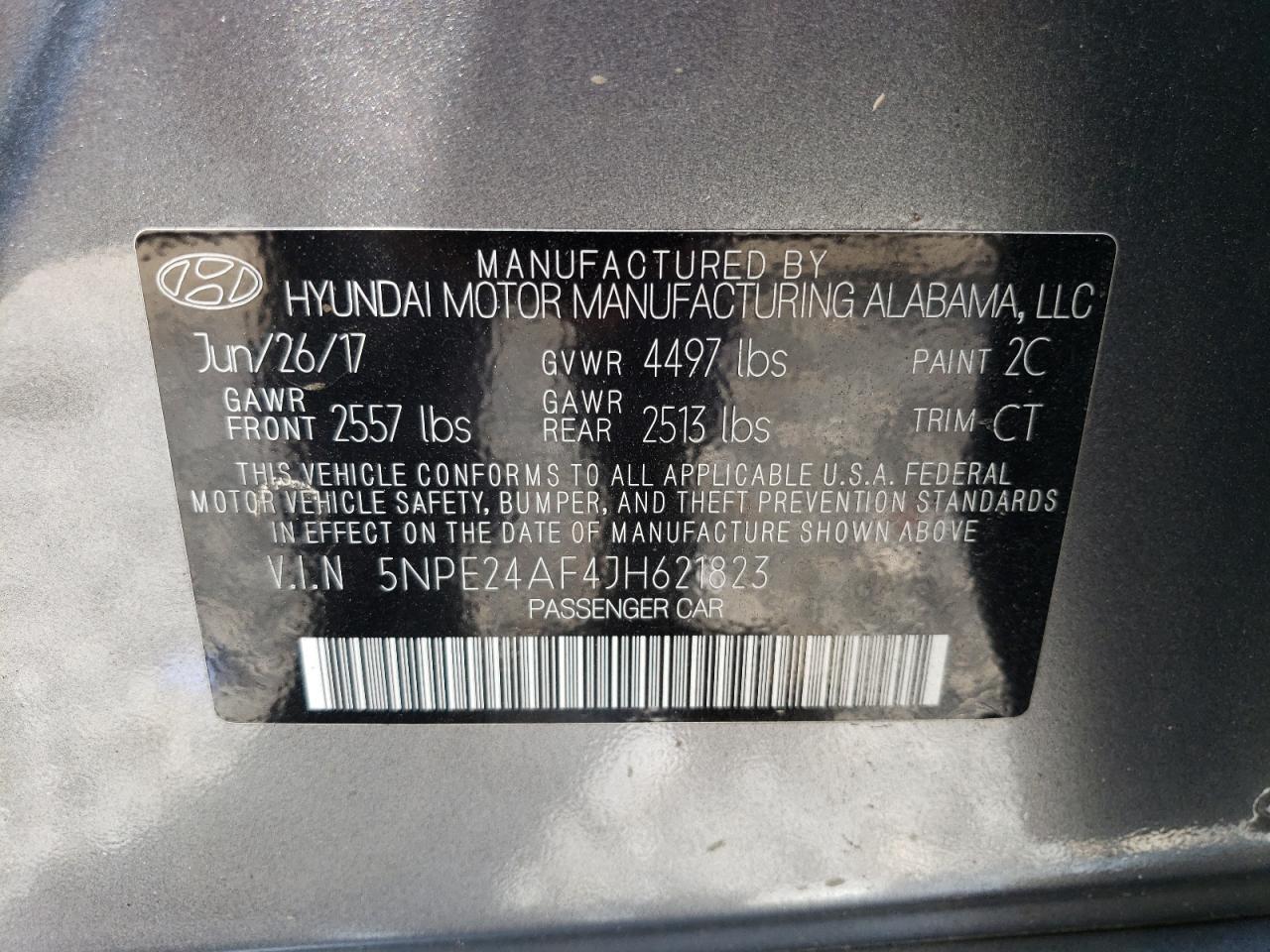 5NPE24AF4JH621823 2018 Hyundai Sonata Se