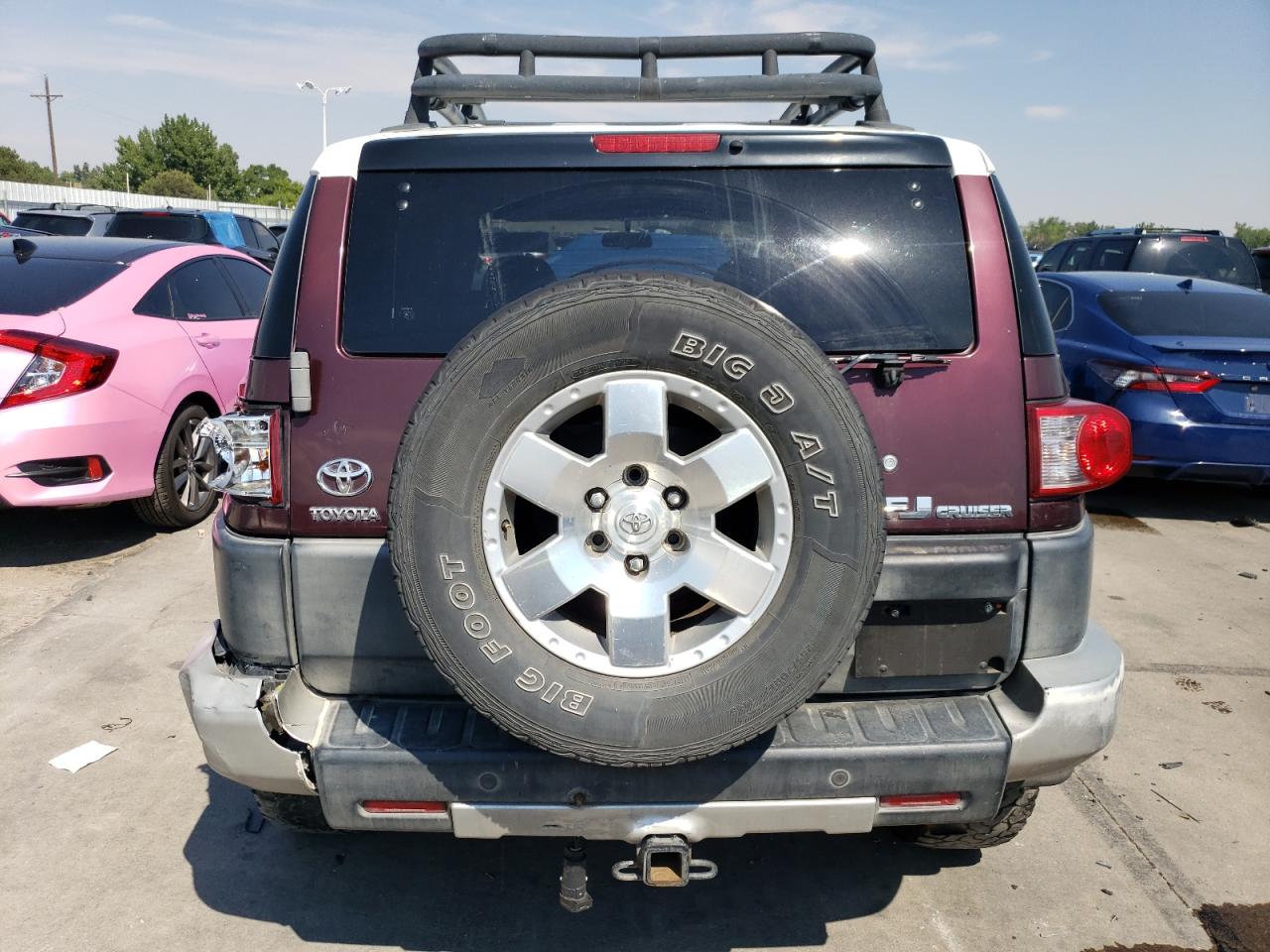 2007 Toyota Fj Cruiser VIN: JTEBU11FX70037438 Lot: 71095034