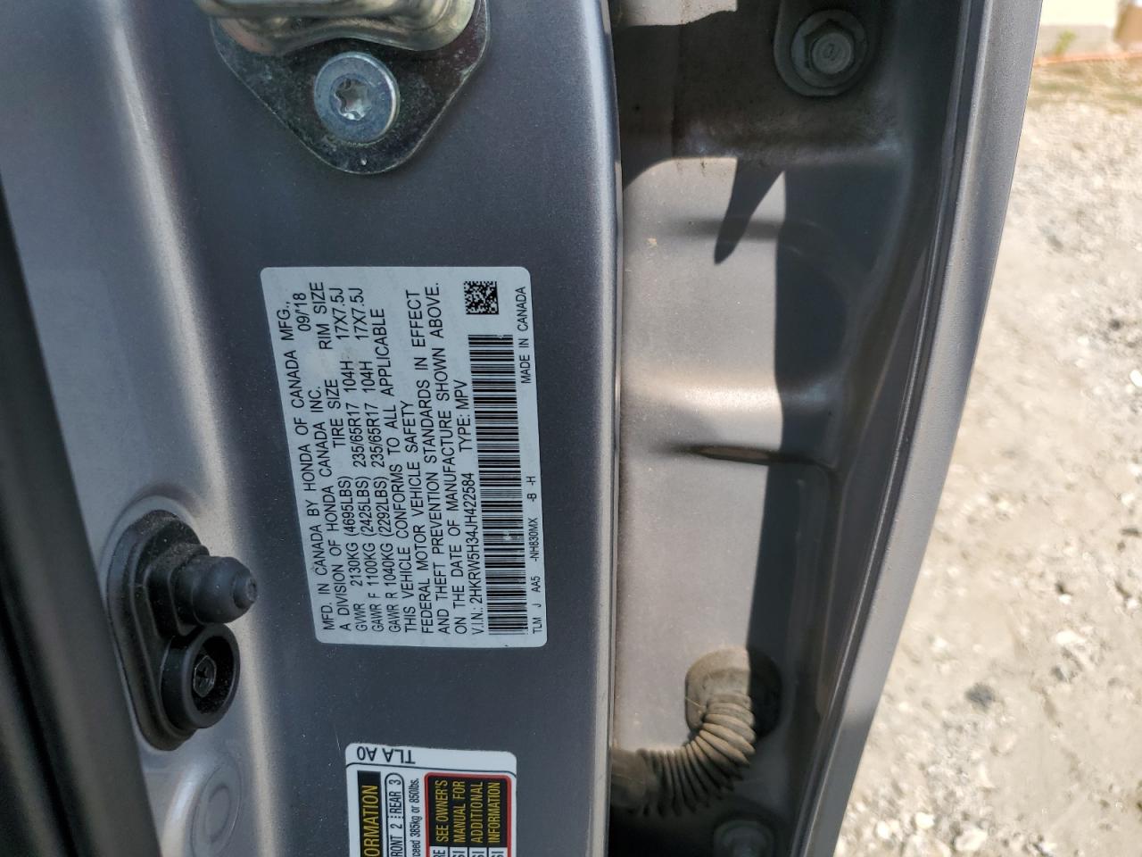 2HKRW5H34JH422584 2018 Honda Cr-V Lx