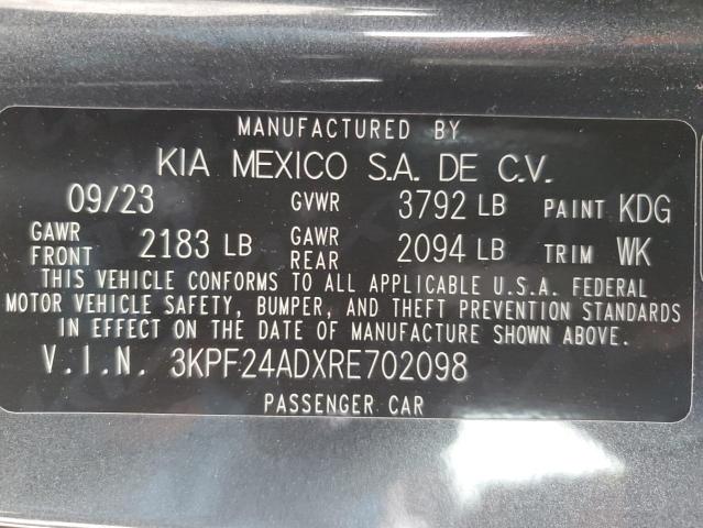 3KPF24ADXRE702098 Kia Forte  12