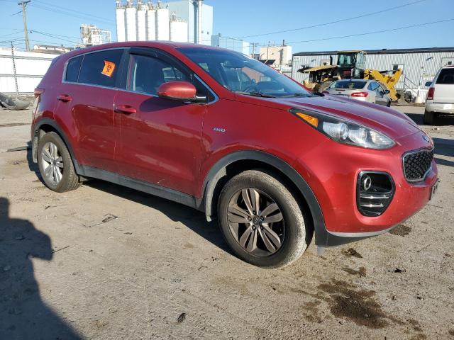  KIA SPORTAGE 2018 Красный