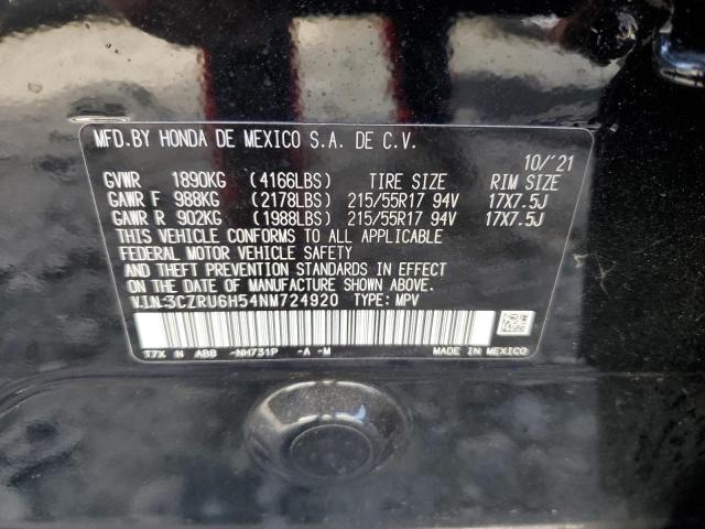 3CZRU6H54NM724920 Honda HR-V EX 14