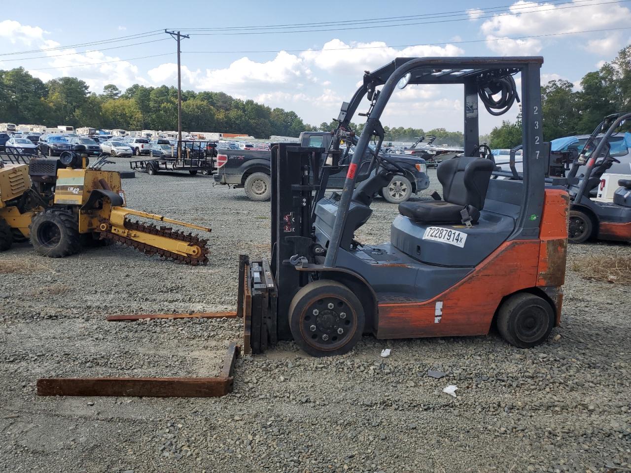 2016 Toyota Forklift VIN: 8FGCU2575153 Lot: 72287914