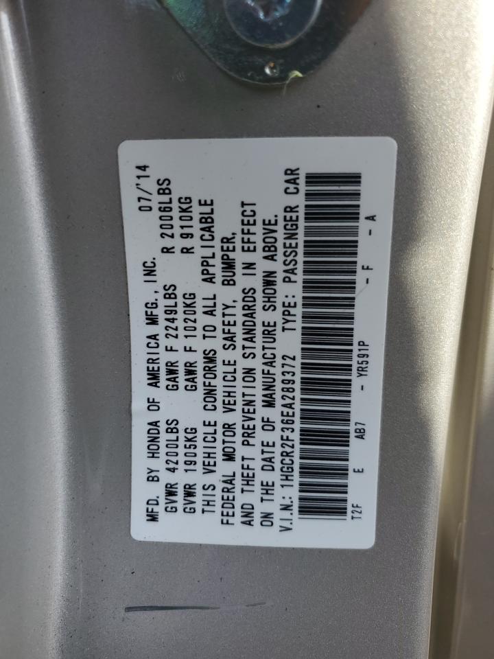 1HGCR2F36EA289372 2014 Honda Accord Lx