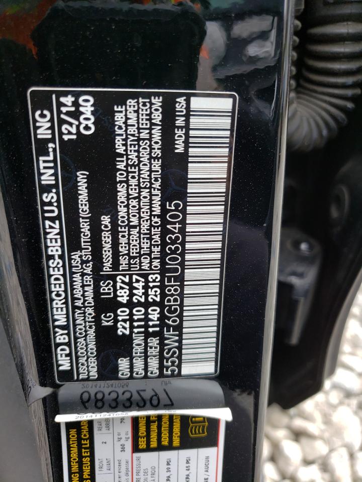 55SWF6GB8FU033405 2015 MERCEDES-BENZ C CLASS - Image 12