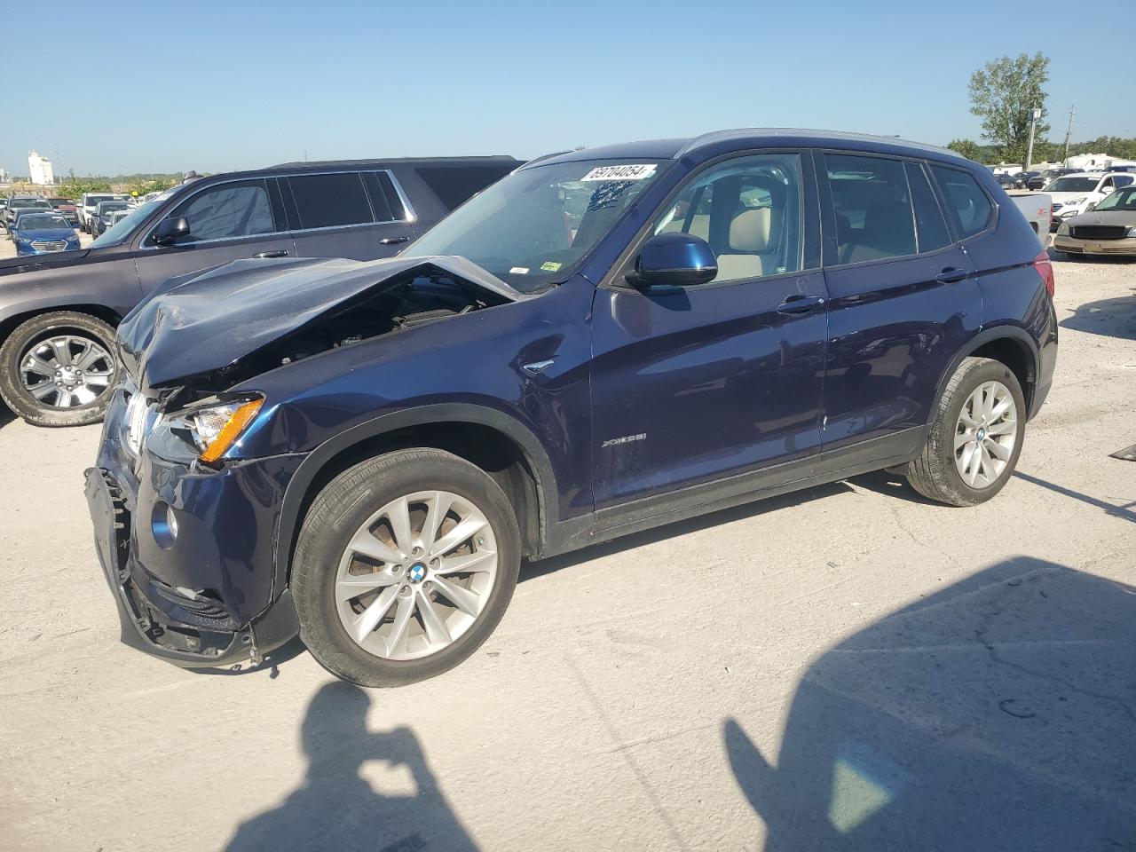 2017 BMW X3 xDrive28I VIN: 5UXWX9C33H0W80096 Lot: 69704054