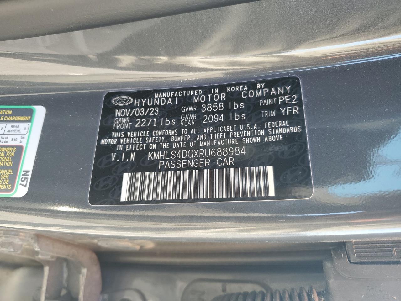 KMHLS4DGXRU688984 2024 HYUNDAI ELANTRA - Image 12