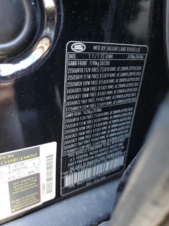 2018 Land Rover Range Rover Velar S VIN: SALYB2RX0JA736451 Lot: 71428934