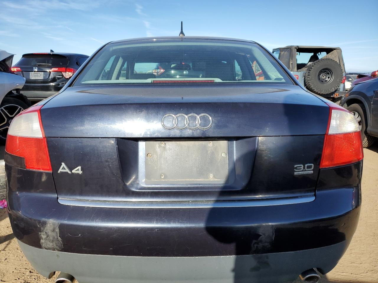 2003 Audi A4 3.0 Quattro VIN: WAULT68E63A141030 Lot: 70910244