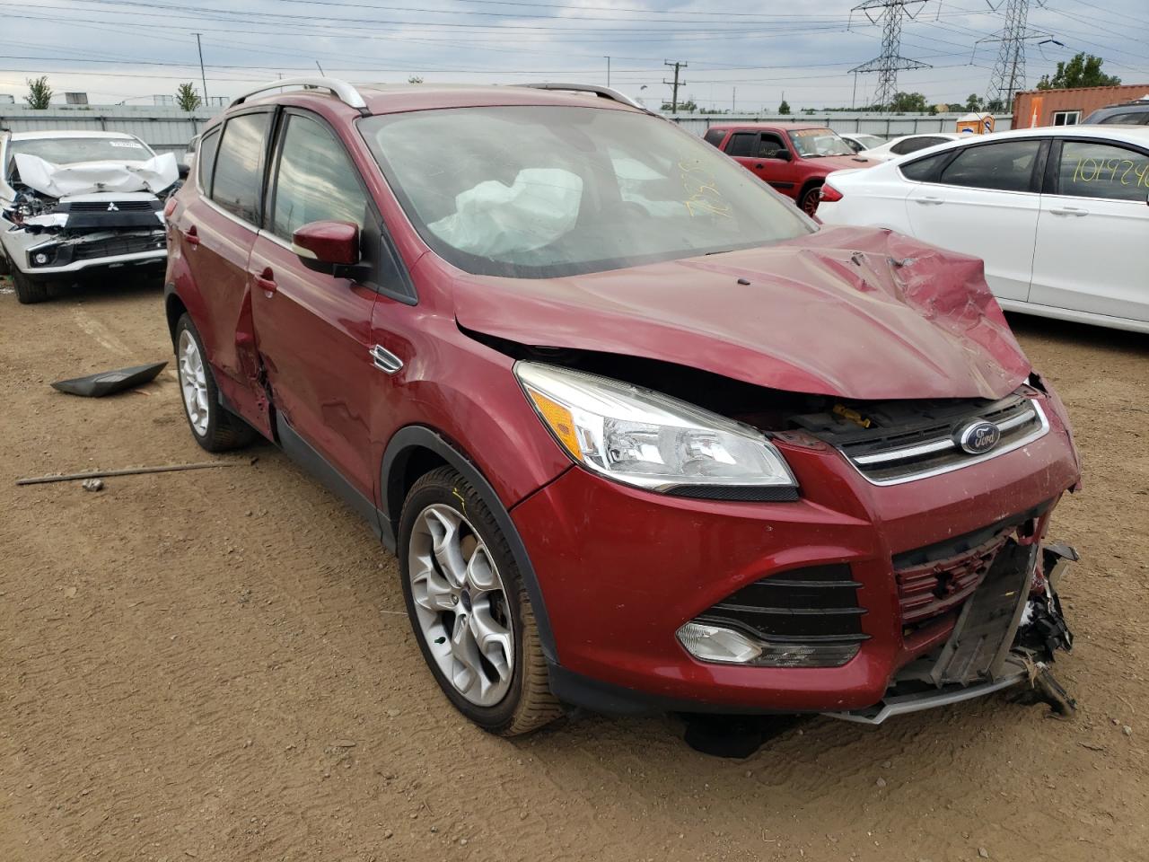 2014 Ford Escape Titanium VIN: 1FMCU9J91EUE08330 Lot: 70328724