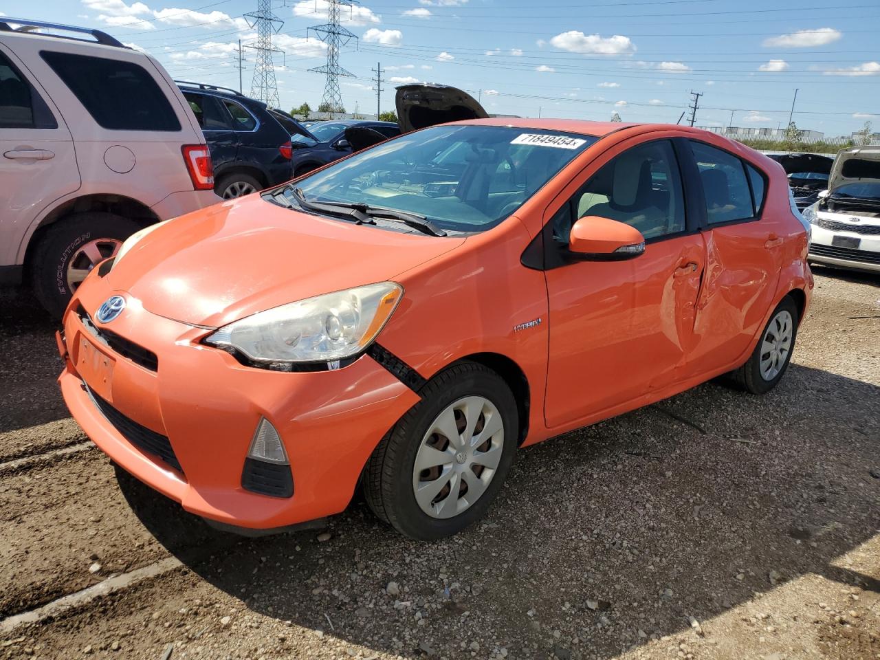 JTDKDTB33D1042734 2013 Toyota Prius C