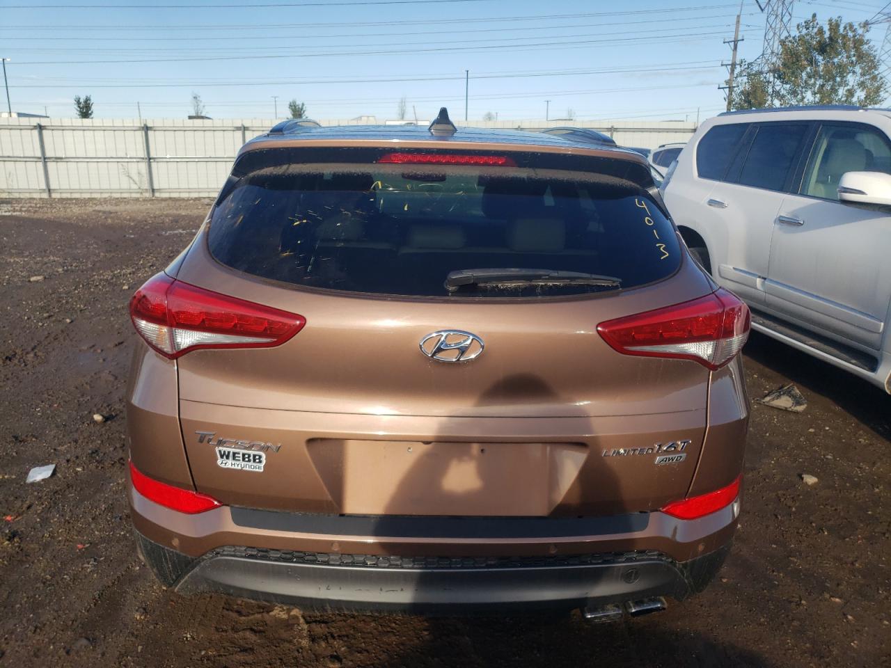 KM8J3CA20GU127276 2016 Hyundai Tucson Limited