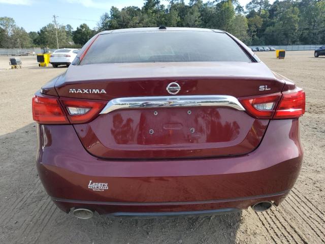  NISSAN MAXIMA 2018 Czerwony