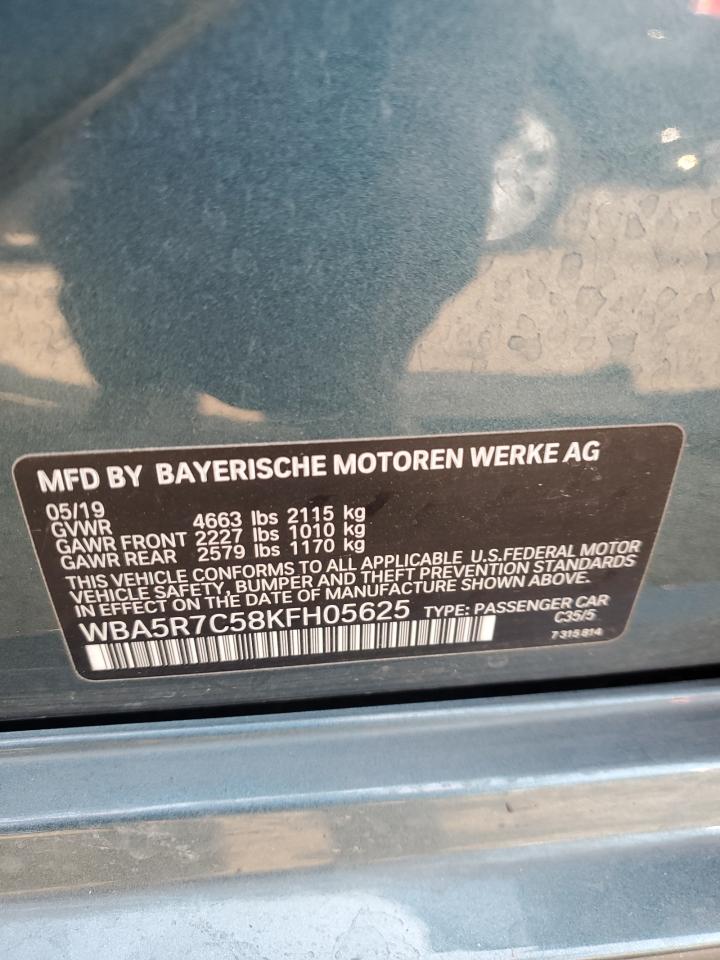 WBA5R7C58KFH05625 2019 BMW 330Xi