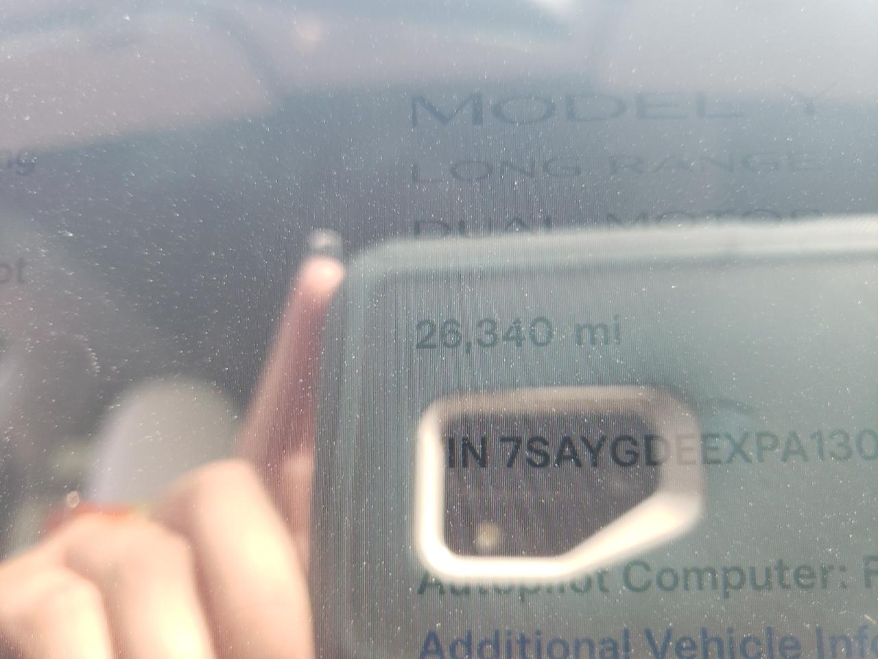 7SAYGDEEXPA130714 2023 Tesla Model Y