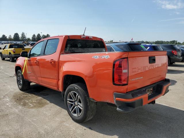  CHEVROLET COLORADO 2021 Оранжевый