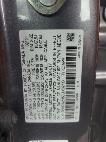 2HKRW2H50LH632733 Honda CRV CR-V EX 13