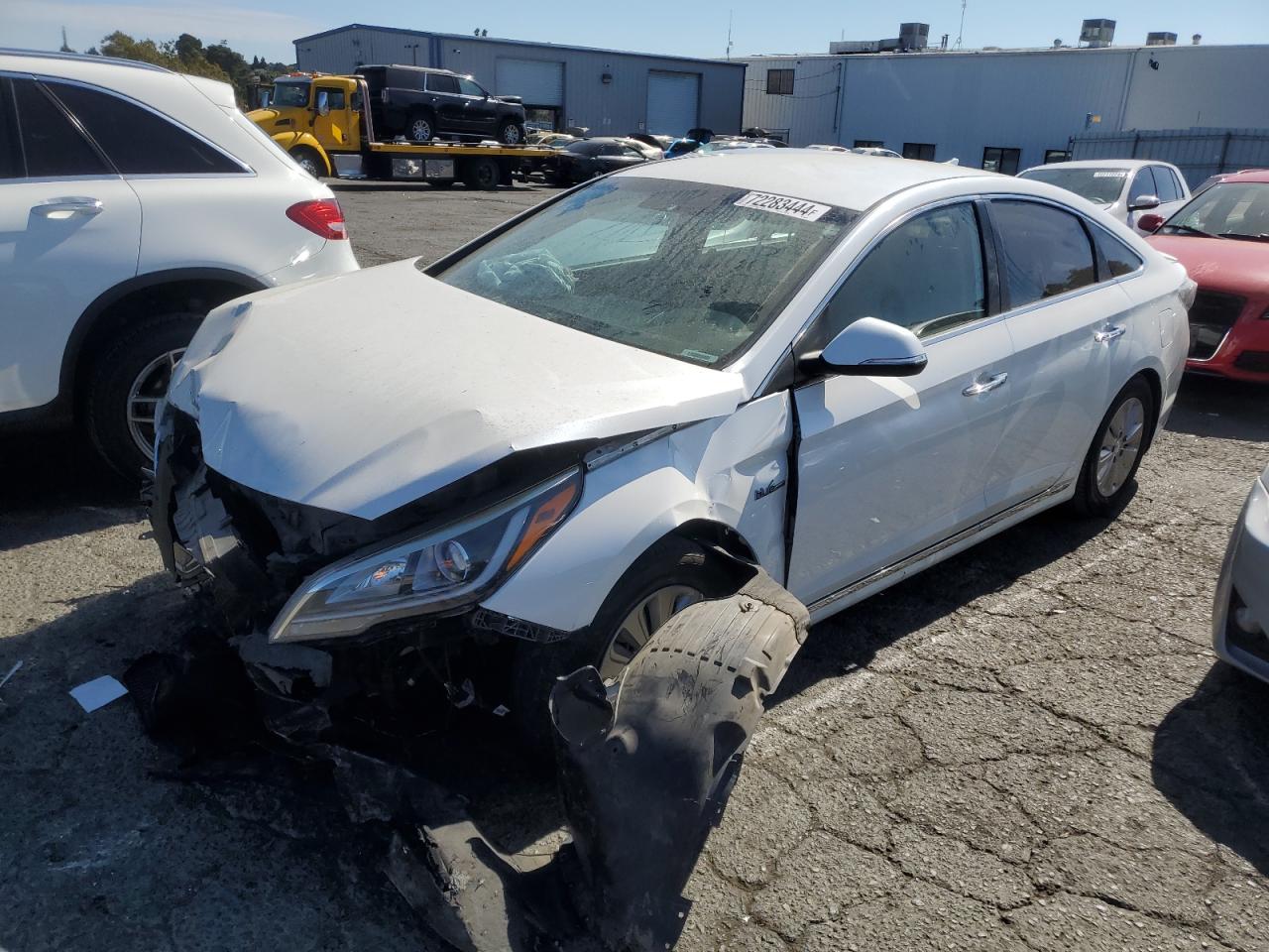 2017 Hyundai Sonata Hybrid VIN: KMHE24L11HA046868 Lot: 72283444