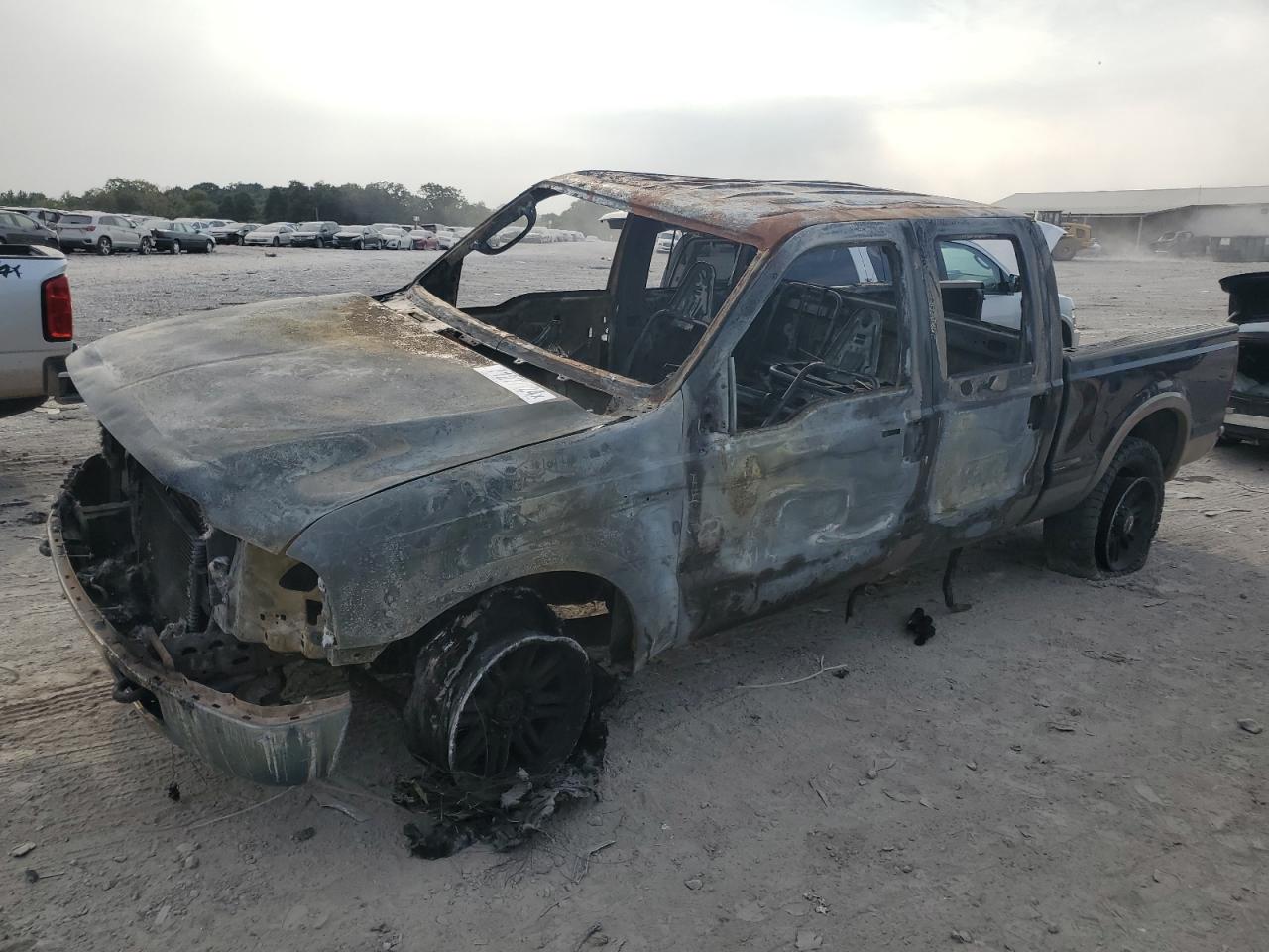 2007 Ford F250 Super Duty de vânzare în Madisonville, TN - Burn - Engine