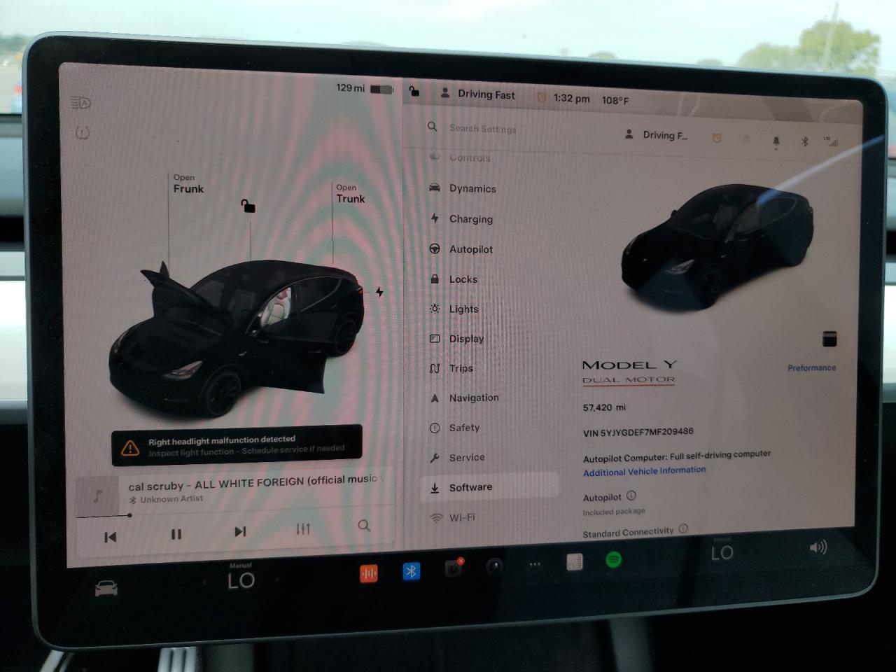 5YJYGDEF7MF209486 2021 Tesla Model Y