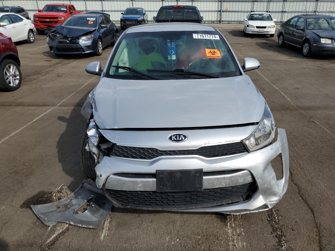 2019 Kia Rio S VIN: 3KPA24AB3KE237145 Lot: 71671774