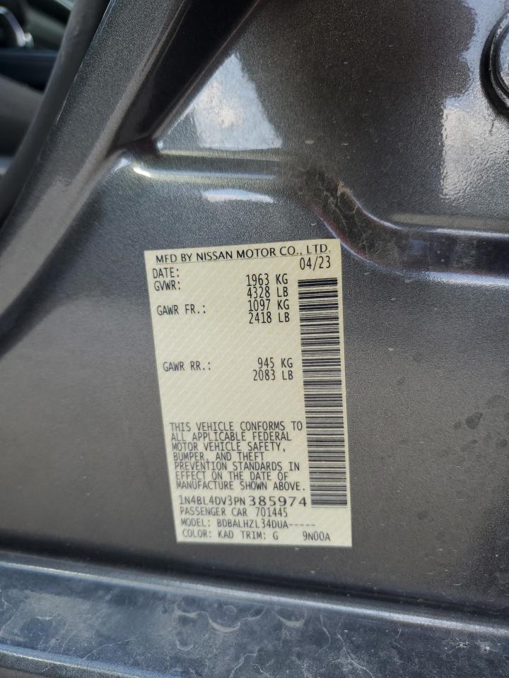 1N4BL4DV3PN385974 2023 Nissan Altima Sv