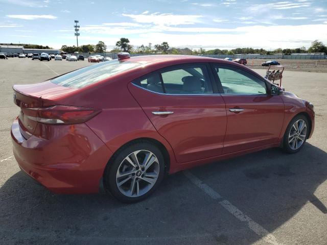 Sedans HYUNDAI ELANTRA 2017 Czerwony