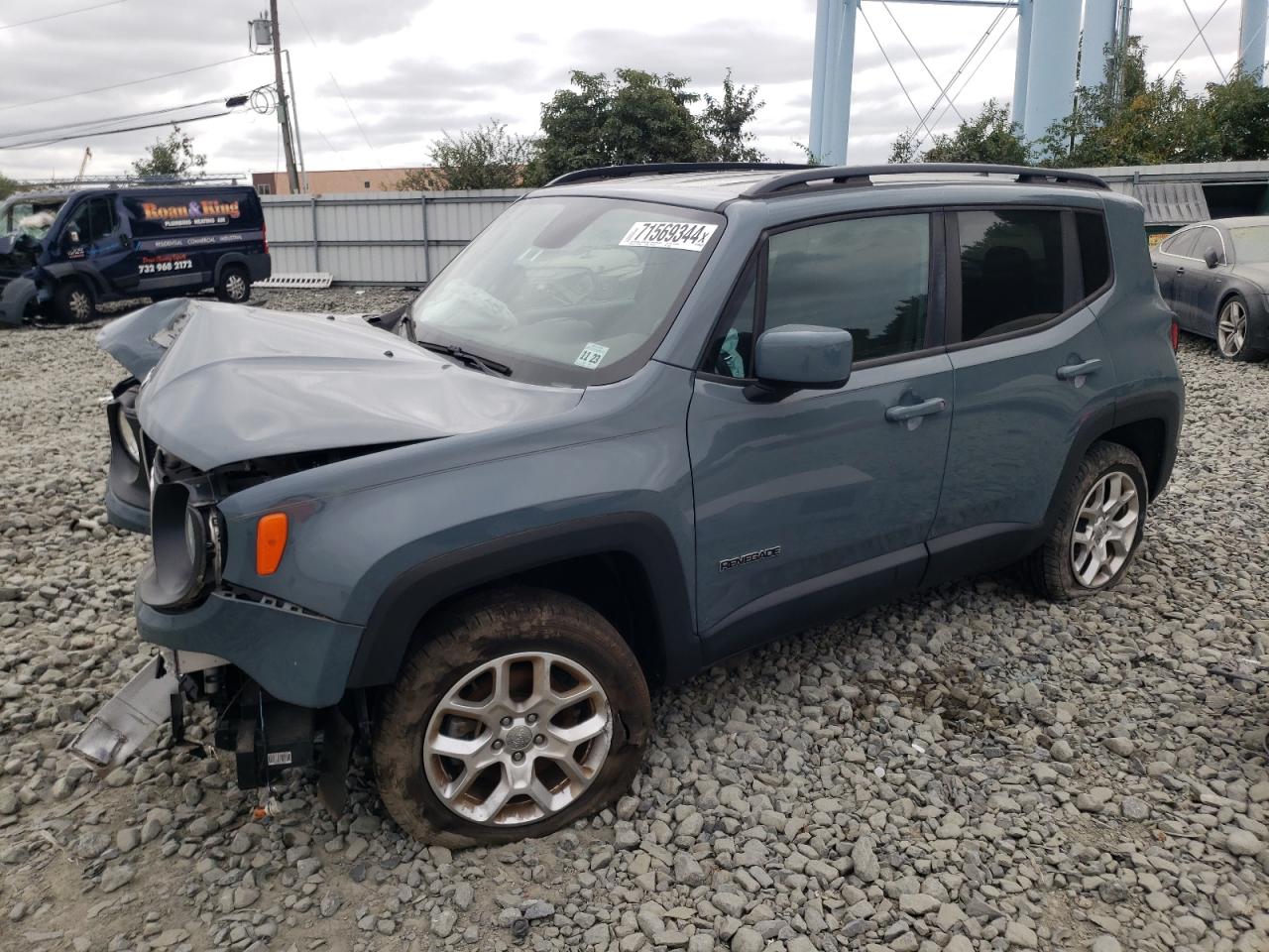 2018 Jeep Renegade Latitude للبيع في Windsor، NJ - Front End