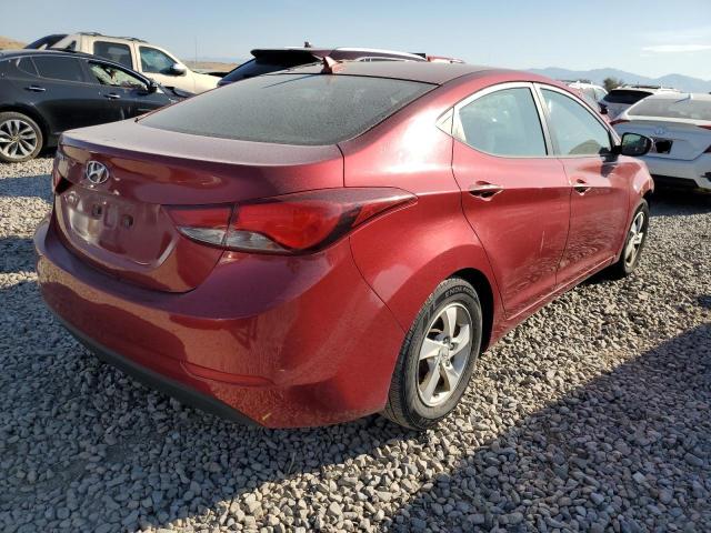  HYUNDAI ELANTRA 2015 Czerwony