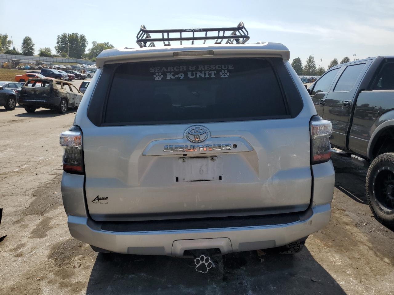 2016 Toyota 4Runner Sr5 VIN: JTEZU5JR1G5117309 Lot: 71999294