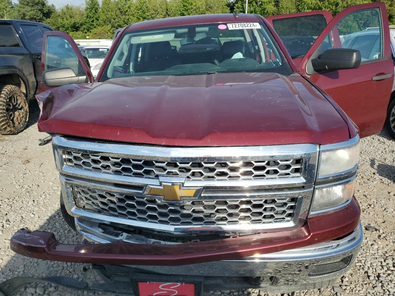 2014 Chevrolet Silverado K1500 Lt VIN: 3GCUKREC8EG345122 Lot: 72708224