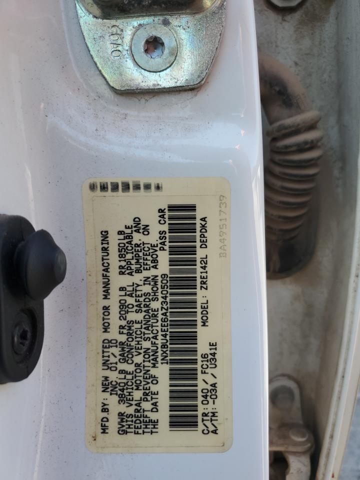 1NXBU4EE6AZ340509 2010 Toyota Corolla Base