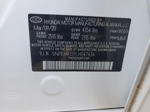 5NPEH4J27LH047636 Hyundai Sonata LIM 13