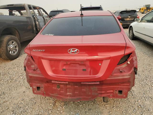  HYUNDAI ACCENT 2013 Red