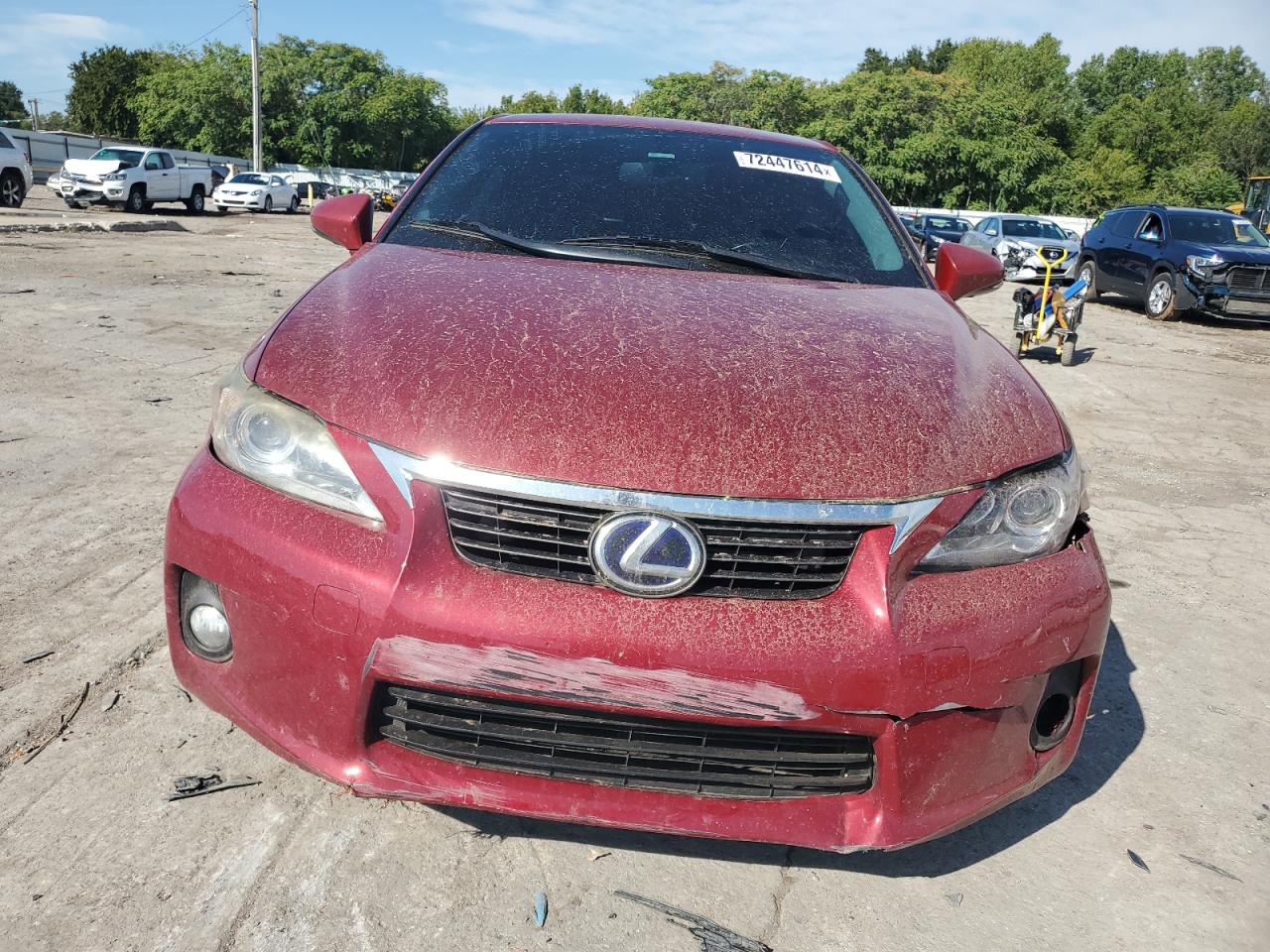 VIN JTHKD5BH8D2154980 2013 LEXUS CT 200 no.5