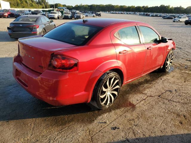  DODGE AVENGER 2014 Czerwony