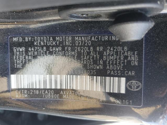 4T1G11AK9LU948035 Toyota Camry SE 13