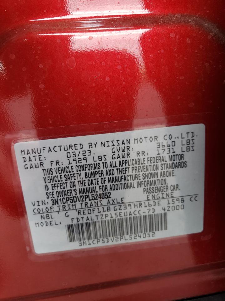 3N1CP5DV2PL524052 2023 Nissan Kicks Sr