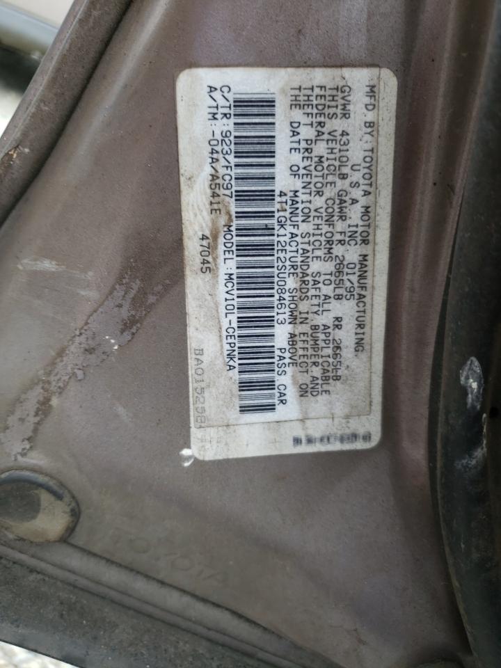 4T1GK12E2SU084613 1995 Toyota Camry Le