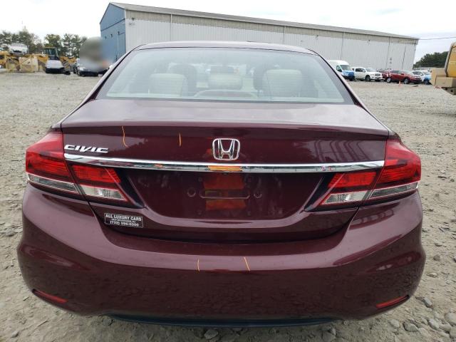  HONDA CIVIC 2013 Burgundy