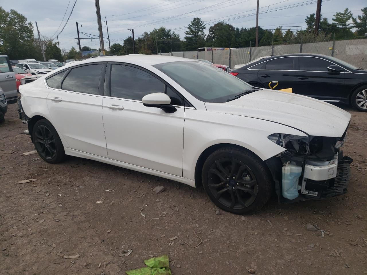 2019 Ford Fusion Se VIN: 3FA6P0HD7KR245352 Lot: 71368574