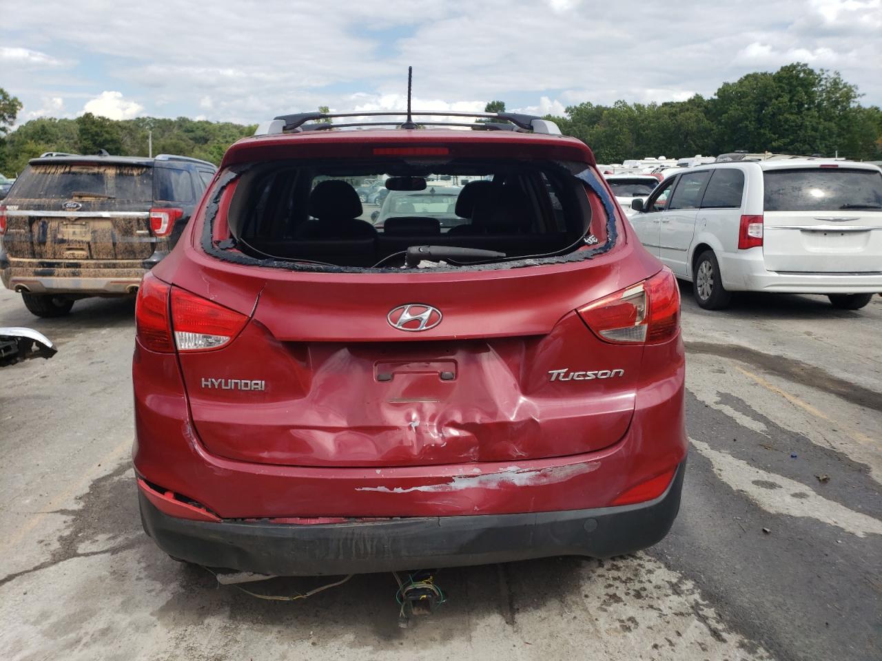 2012 Hyundai Tucson Gls VIN: KM8JU3AC3CU507261 Lot: 71836964