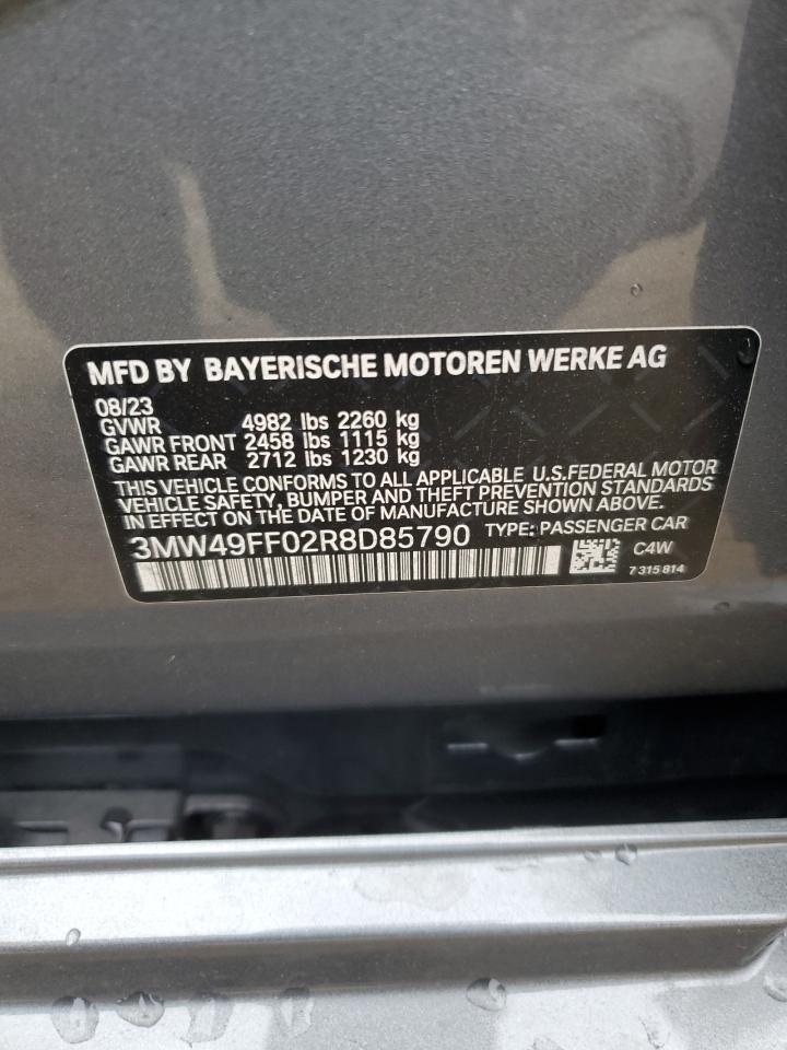 3MW49FF02R8D85790 2024 BMW M340Xi