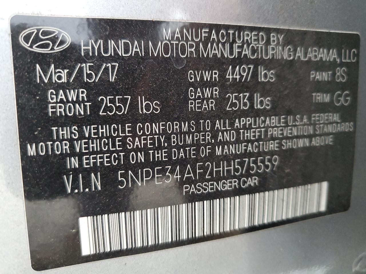 2017 Hyundai Sonata - Image 14