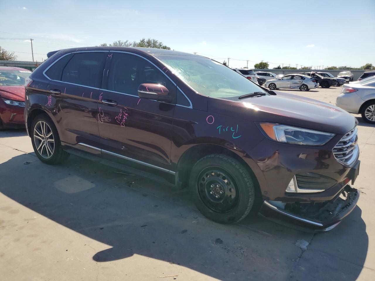 2019 Ford Edge Titanium VIN: 2FMPK3K96KBB09422 Lot: 72199464