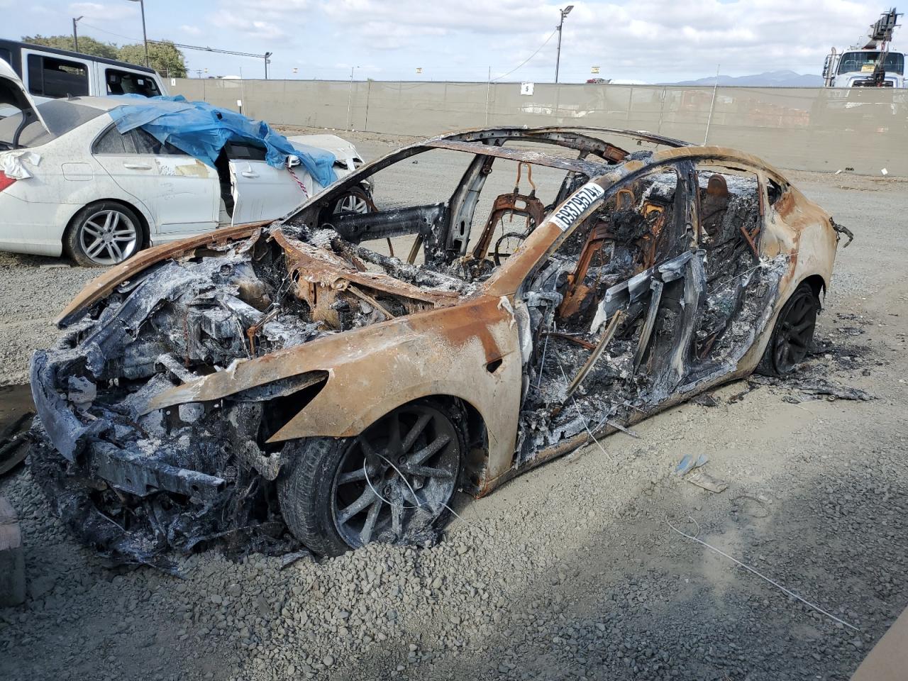 2021 Tesla Model 3 na sprzedaż w San Diego, CA - Burn