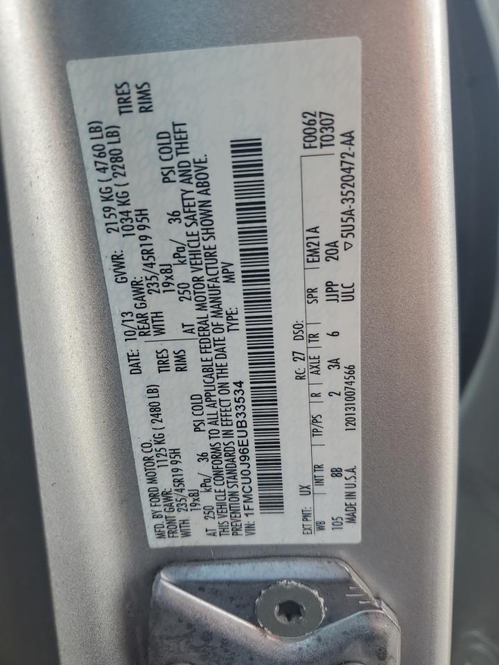 1FMCU0J96EUB33534 2014 Ford Escape Titanium