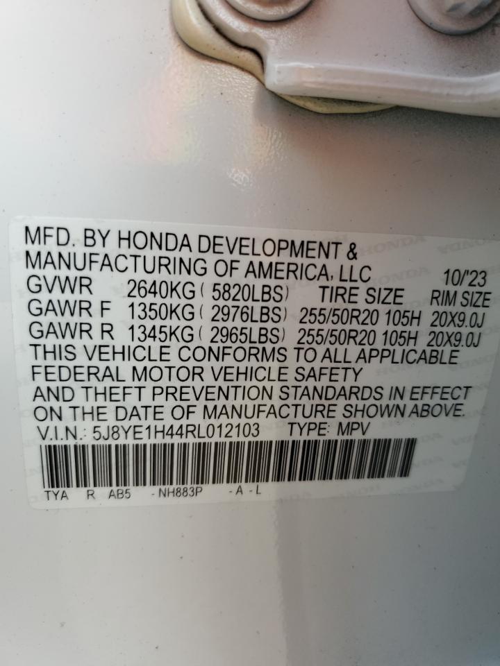 5J8YE1H44RL012103 2024 Acura Mdx Technology